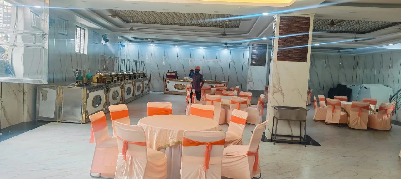Banquet hall catering setup by Shree Balaji Caterers